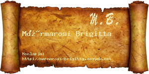Mármarosi Brigitta névjegykártya